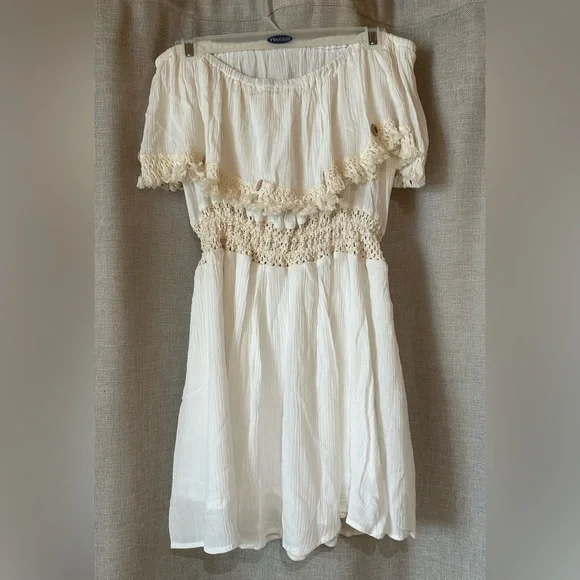 Ocean Drive Clothing Co.•mini tube dress•large•100% rayon•fringe/tassel/mirror - Picture 3 of 16